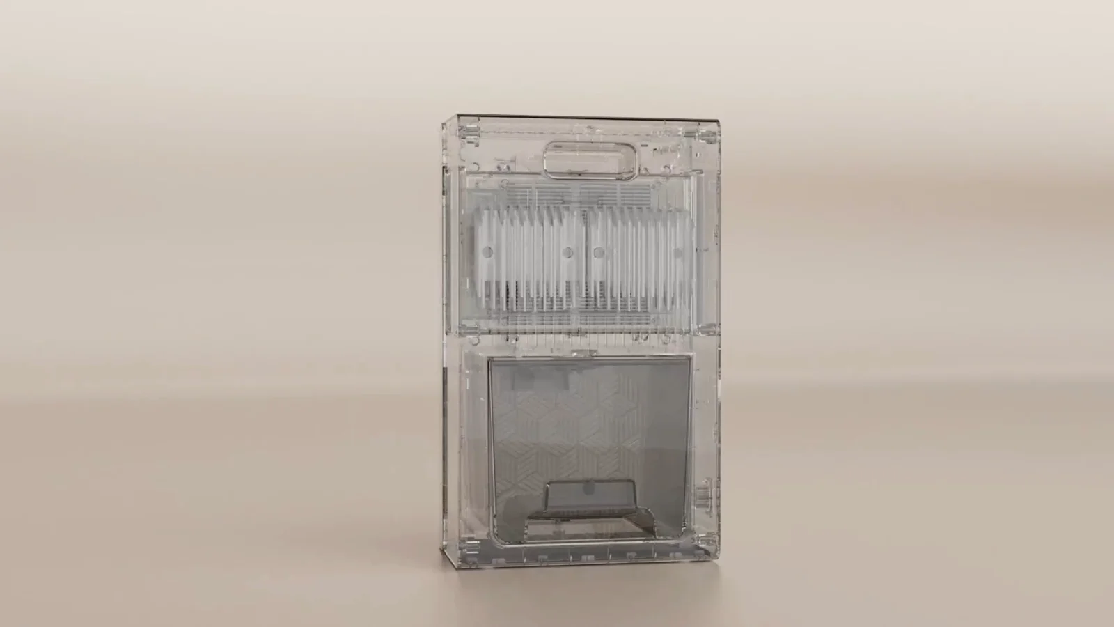 The 95-ounce tank out of the machine: 2.81 liters of what used to be room air